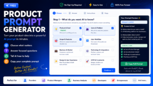 free static product prompt generator